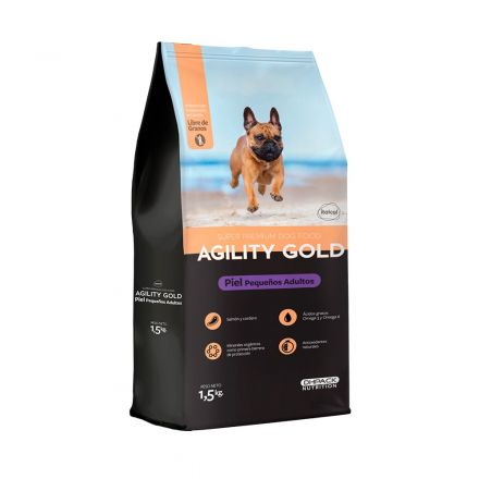 Alimento para perros Pequeños Adultos Piel Agility Gold x 1.5 kg - Italcol