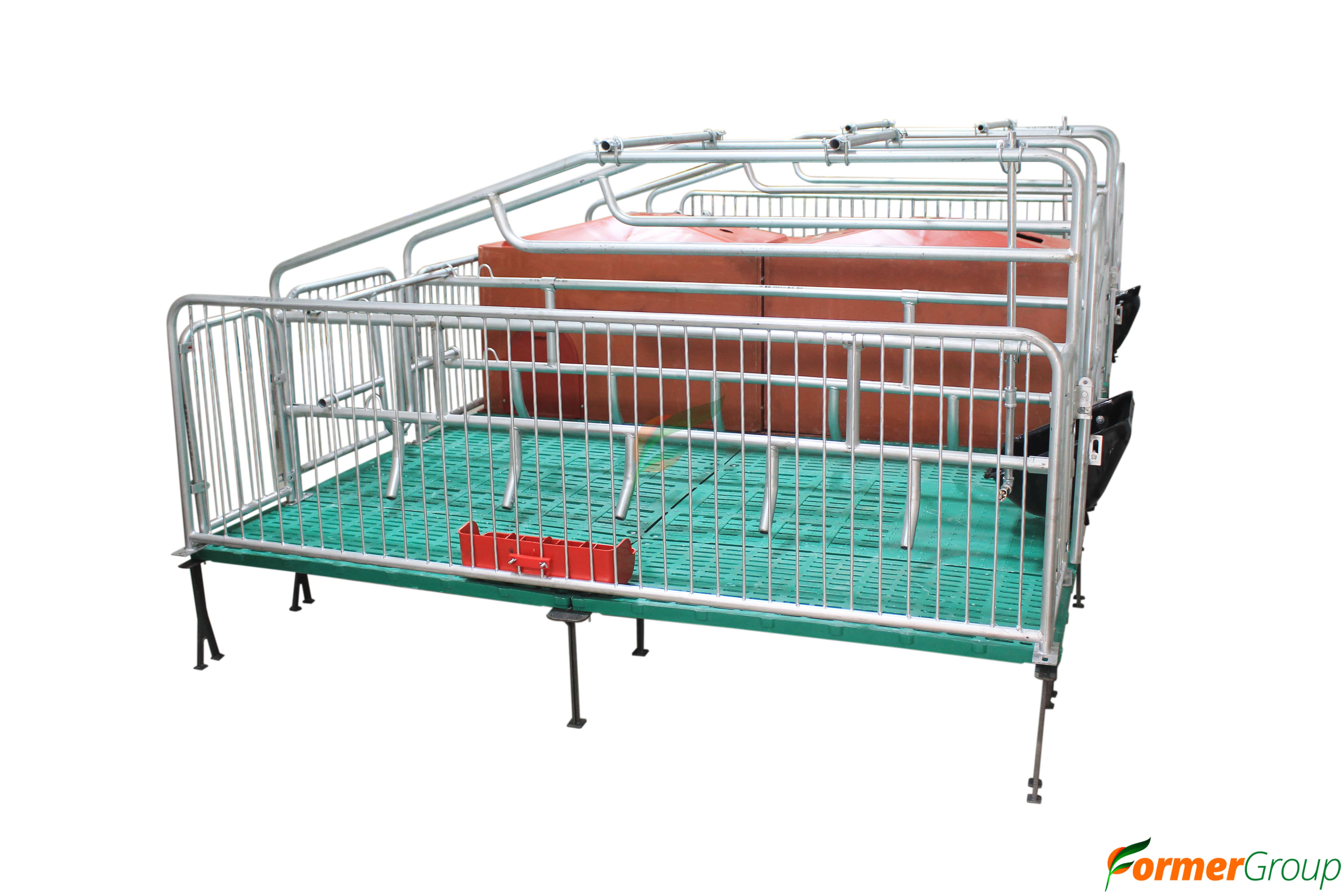 Jaula Paridera Doble Cerdas en Acero Galvanizado BMC