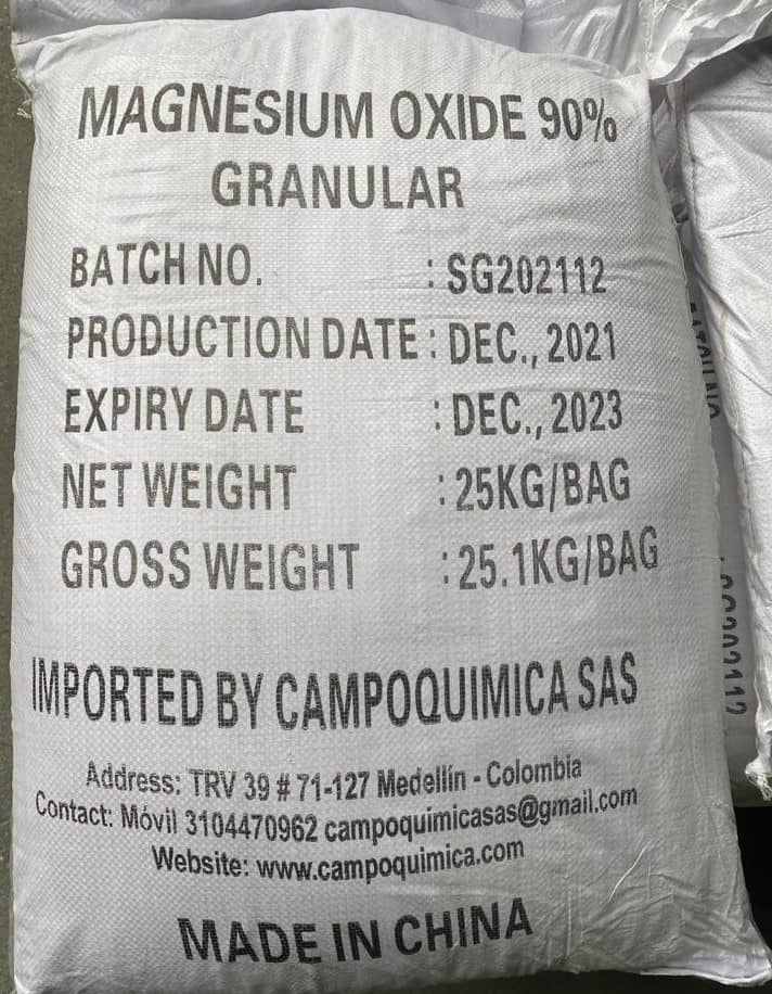 Fertilizante Óxido de Magnesio x 25 Kg