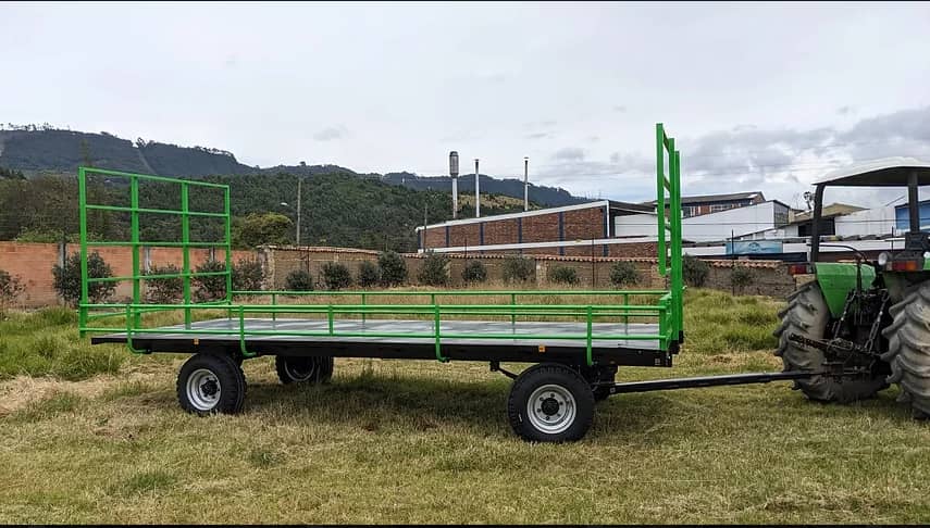 Remolque ZETA 643 PC - Eficiencia en Transporte de Pacas Cuadradas