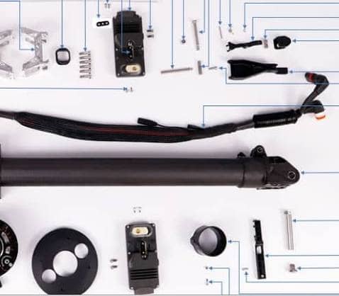 Repuestos DJI para drones Agras - Helices, Motores y Accesorios