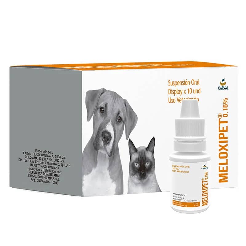 Meloxipet – Caja de 10 frascos de 10 ml | Carval