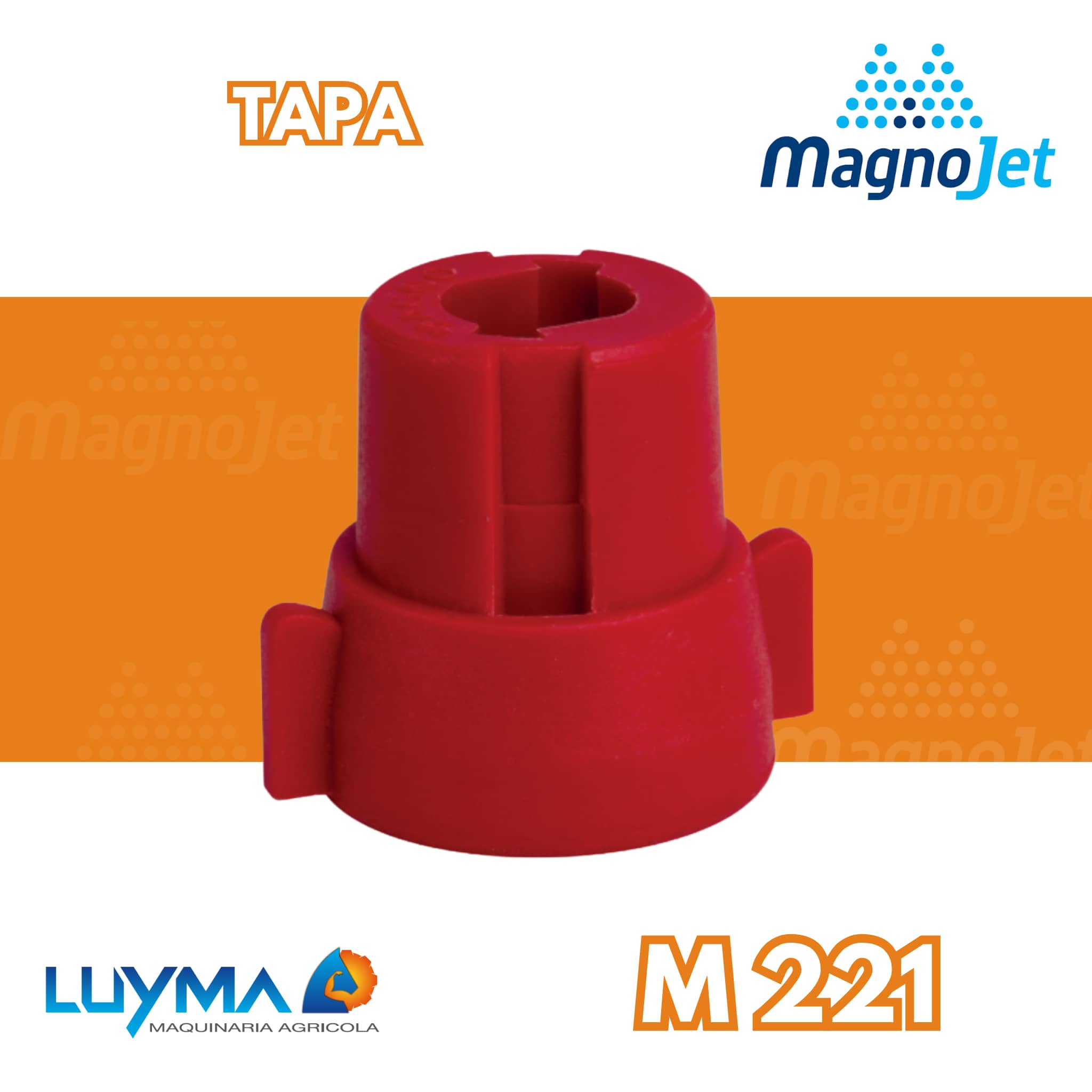 Tapa Magnojet M221 JCT IA | Portaboquilla Largo
