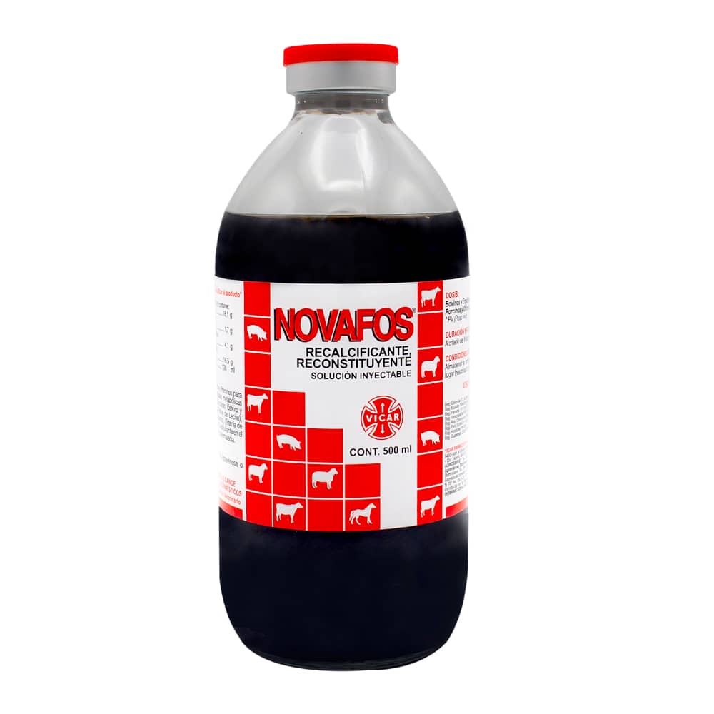 Vitamina Novafos x 500 ml | Recalcificante, Reconstituyente y Antitóxica