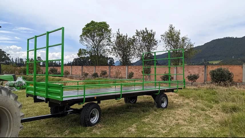 Remolque ZETA 643 PC - Eficiencia en Transporte de Pacas Cuadradas