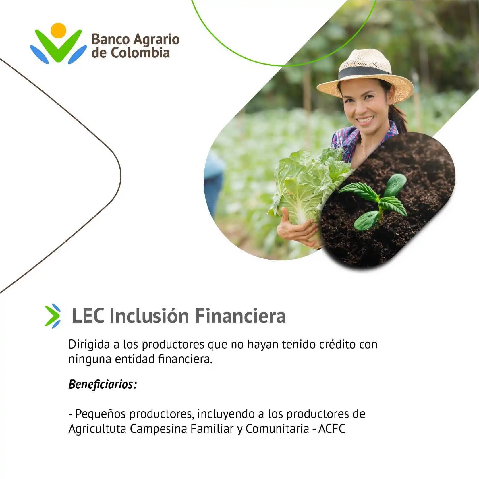 Línea de Crédito LEC Inclusión financiera