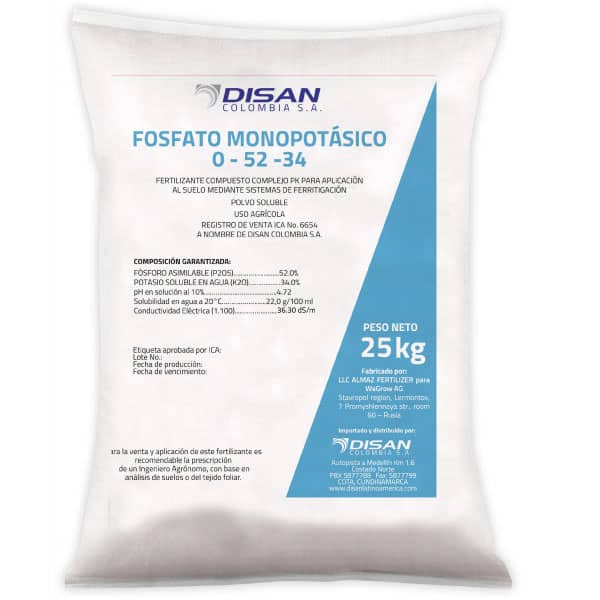 Fertilizantes Edáficos Fosfato monopotásico