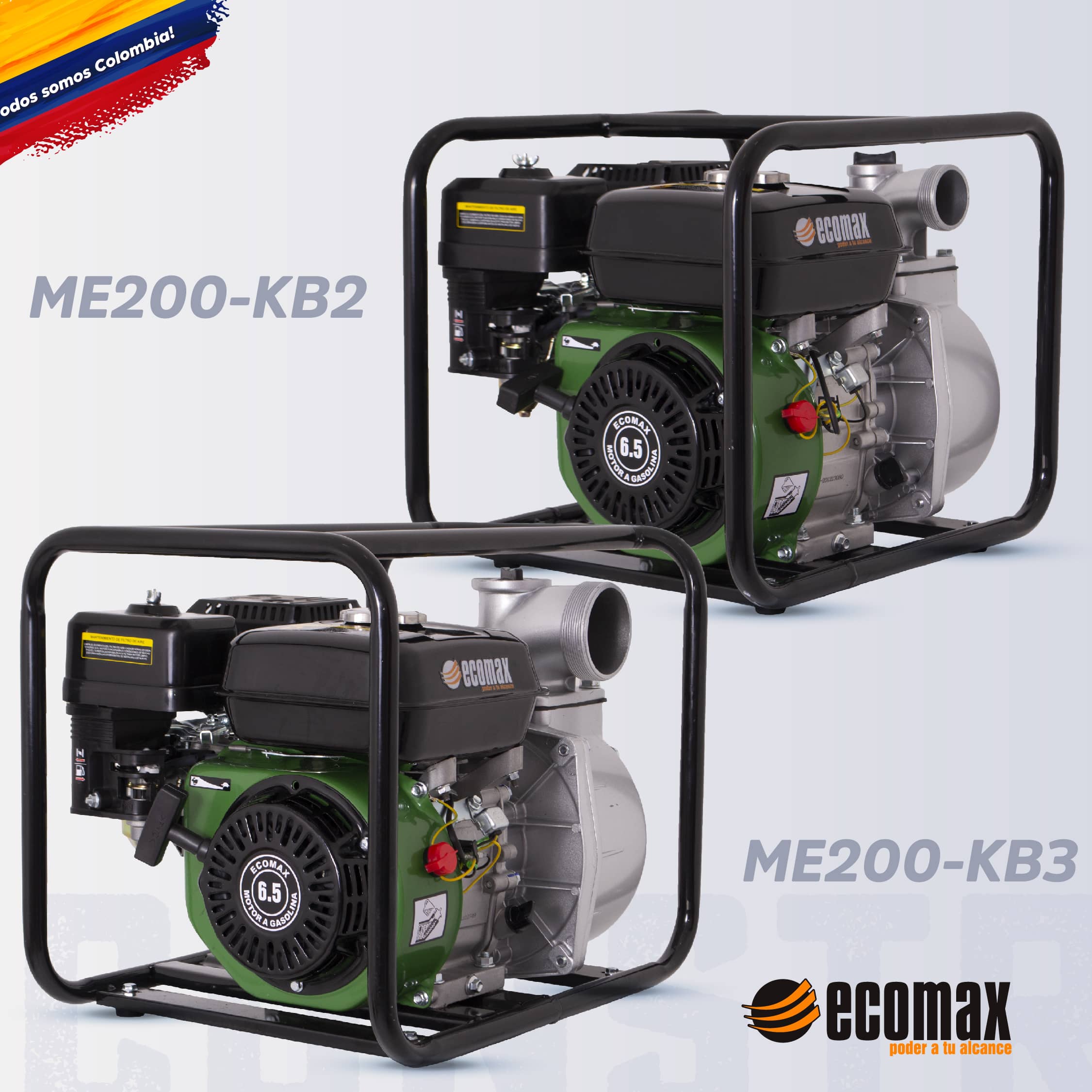 Motobomba Autocebante Me200-kb3 3x3  - Ecomax