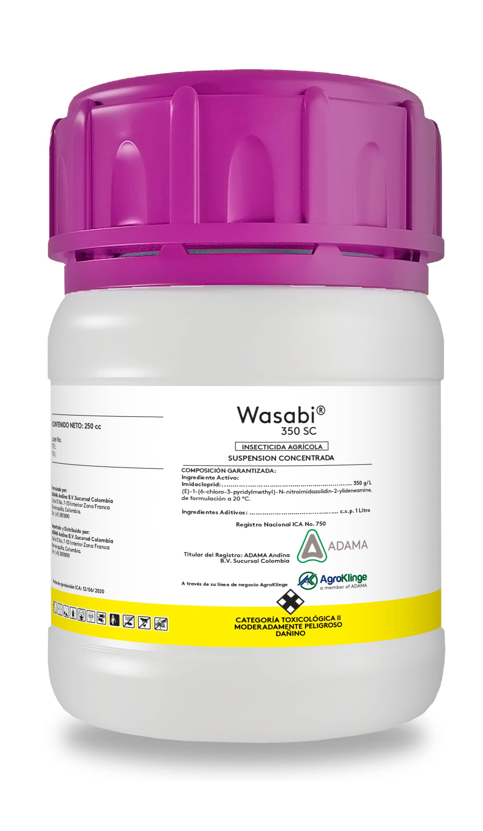 Insecticida Wasabi 350 SC x 250 cc - Adama