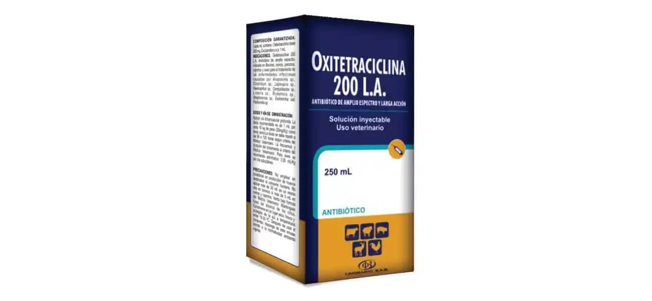 Antibiótico Oxitetra L.A Farmabio