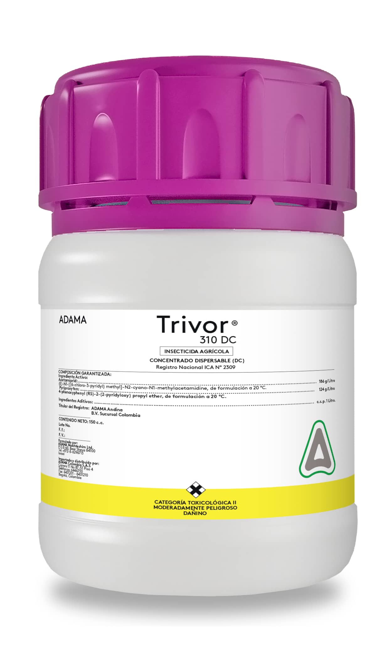 Insecticida Trivor® 310 DC x 150 cc - Adama