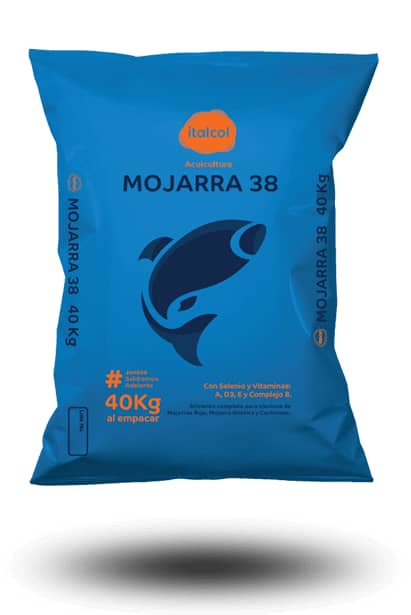Alimento Mojarra 38 x 40 Kg