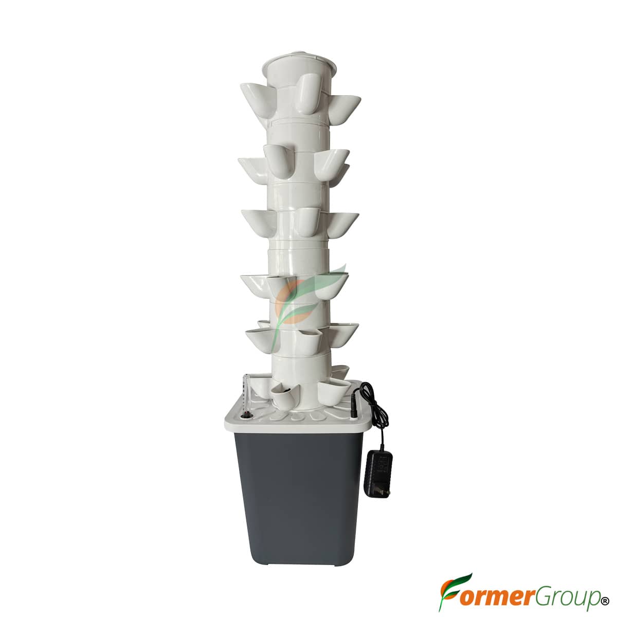 Torre Hidropónica 30 Plantas PVC Cultivo Vertical Croper