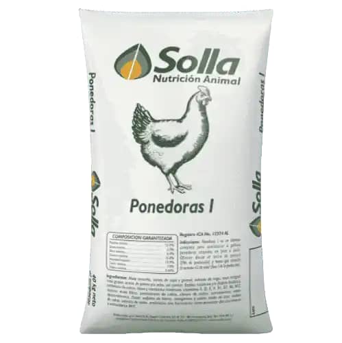 Alimento para gallinas Ponedoras I x 40 Kg - Solla