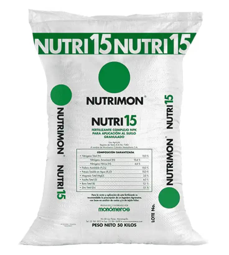 Fertilizante Nutri 15 x 50 Kg