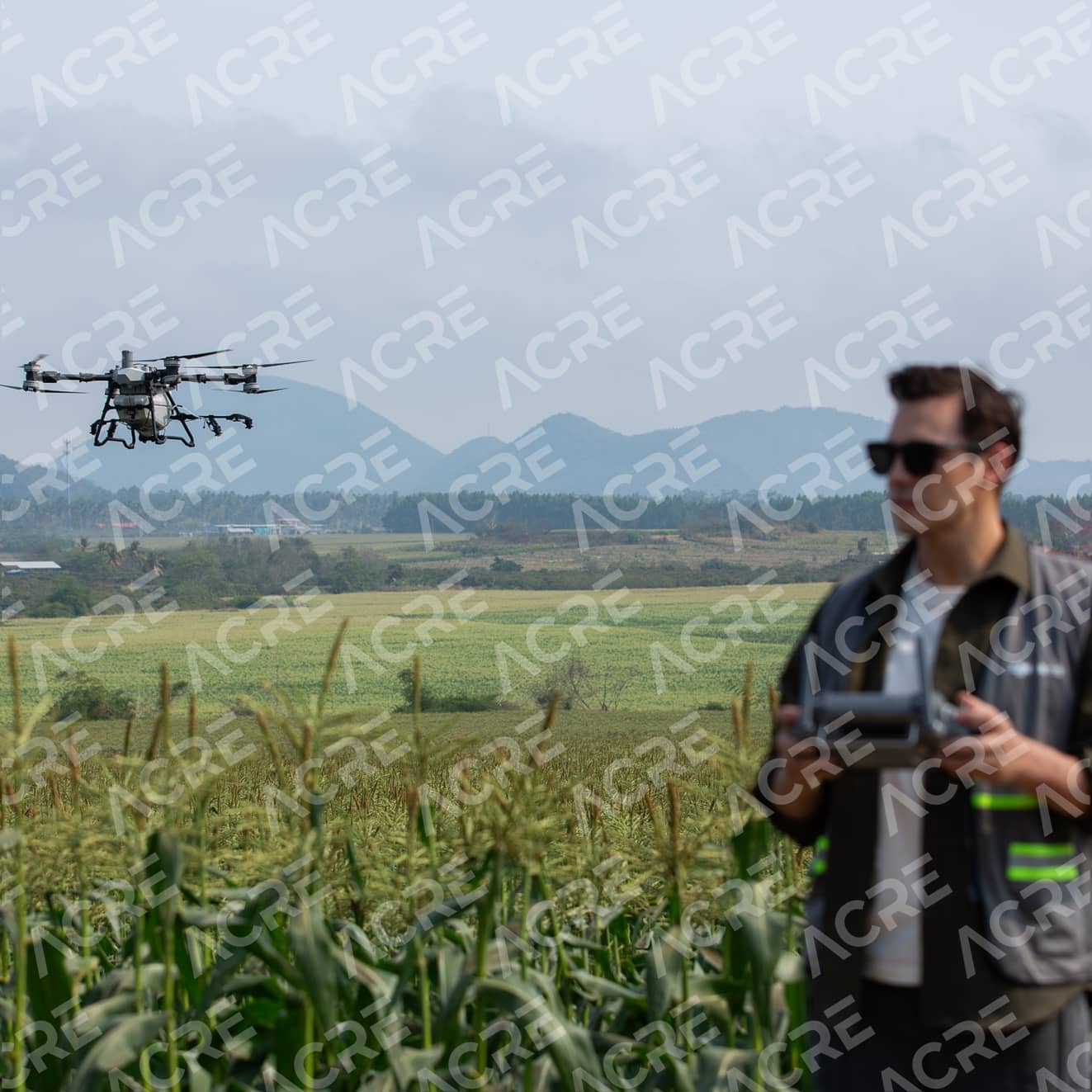 Combo Agrícola DJI AGRAS T100 | Dron 100 kg + 3 Baterías