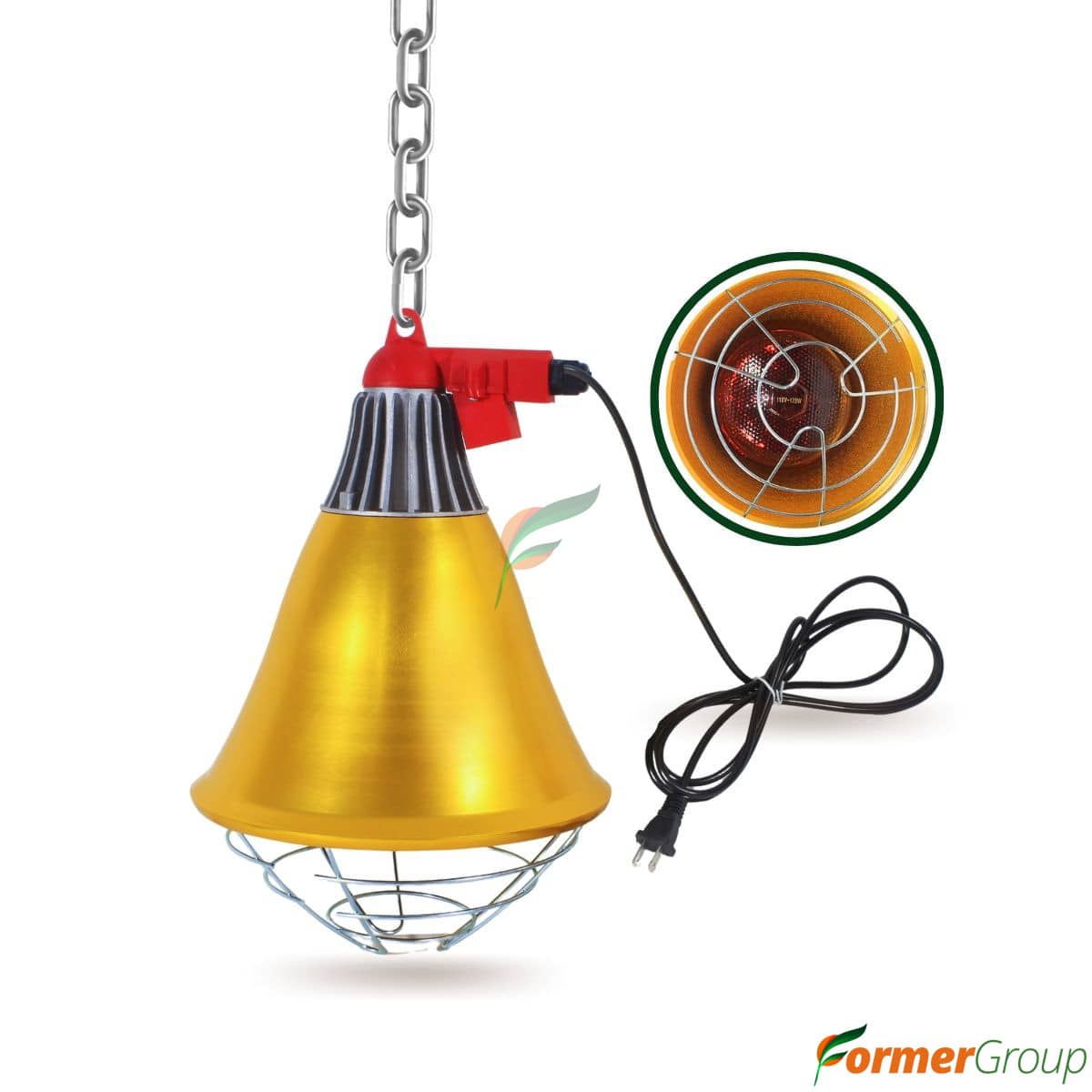 Lámpara infrarroja para lechón 220V