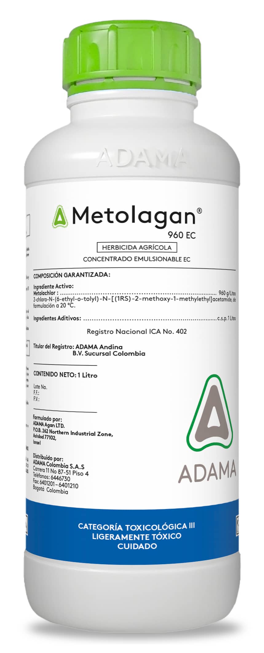 Herbicida Metolagan® 960 EC x 1 Lt - Adama