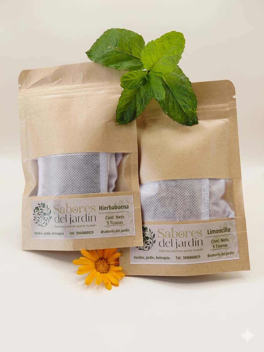 Tizanas Sabores del Jardín | Aromticas 5 Unidades