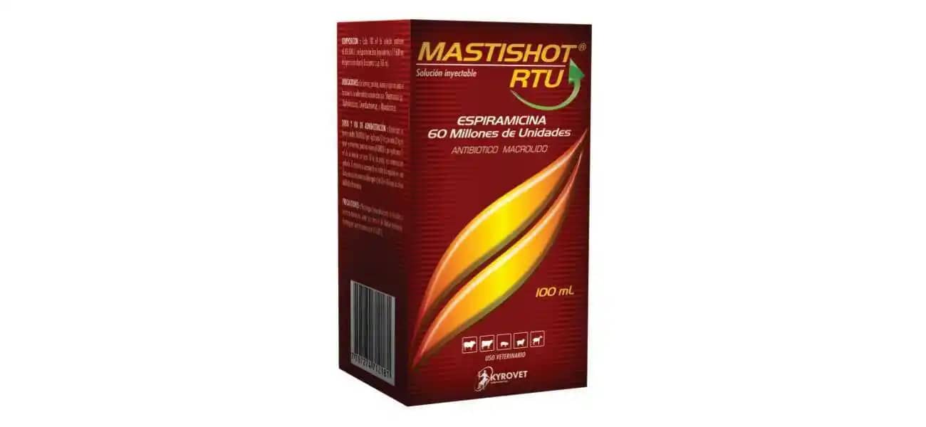 Antibiótico Mastishot Rtu Fco X 250 Ml