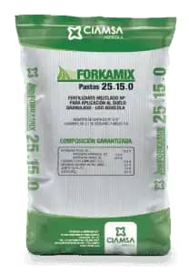 Fertilizante para pastos Forkamix 25-1-5-0 x 50 kg -Ciamsa