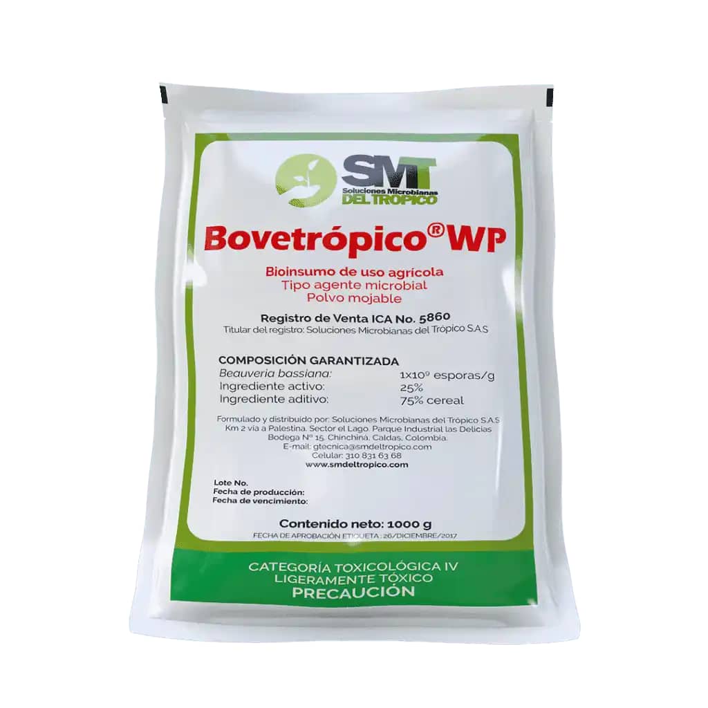 Insecticida Orgánico Bovetrópico® Wp x 1 Kg