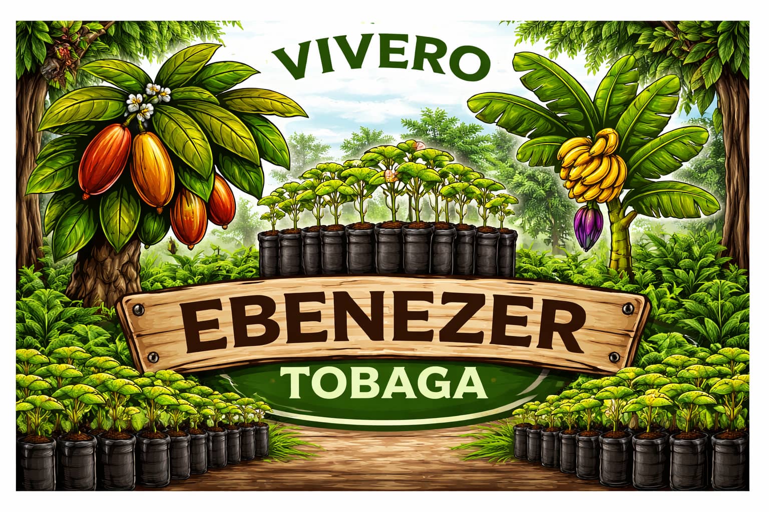VIVERO EBENEZER TOBAGA