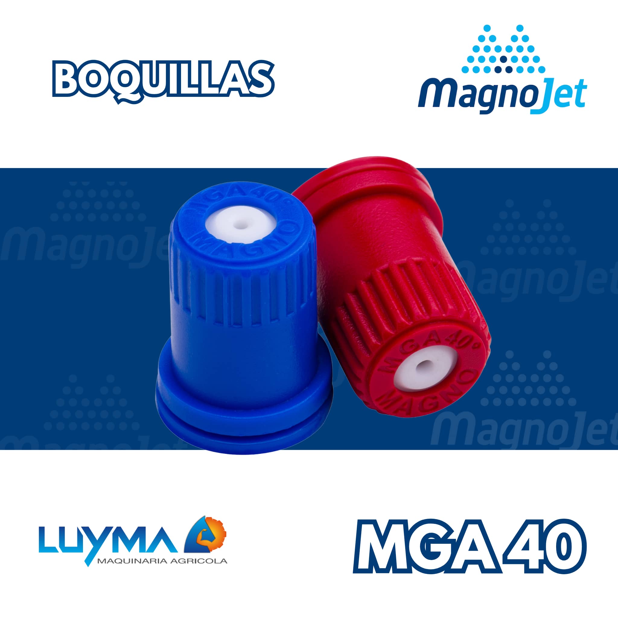Boquilla Magnojet MGA 40° Cono Hueco Cerámica