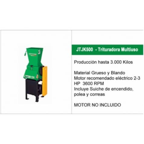 Trituradora Multiuso TRAPP | Versátil y sin motor