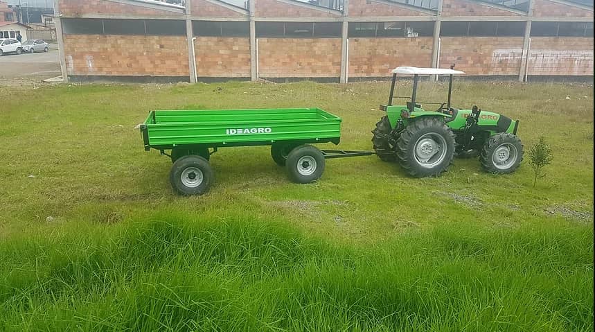 Remolque ZETA 431-2 | 4-5 Ton con descarga hidráulica