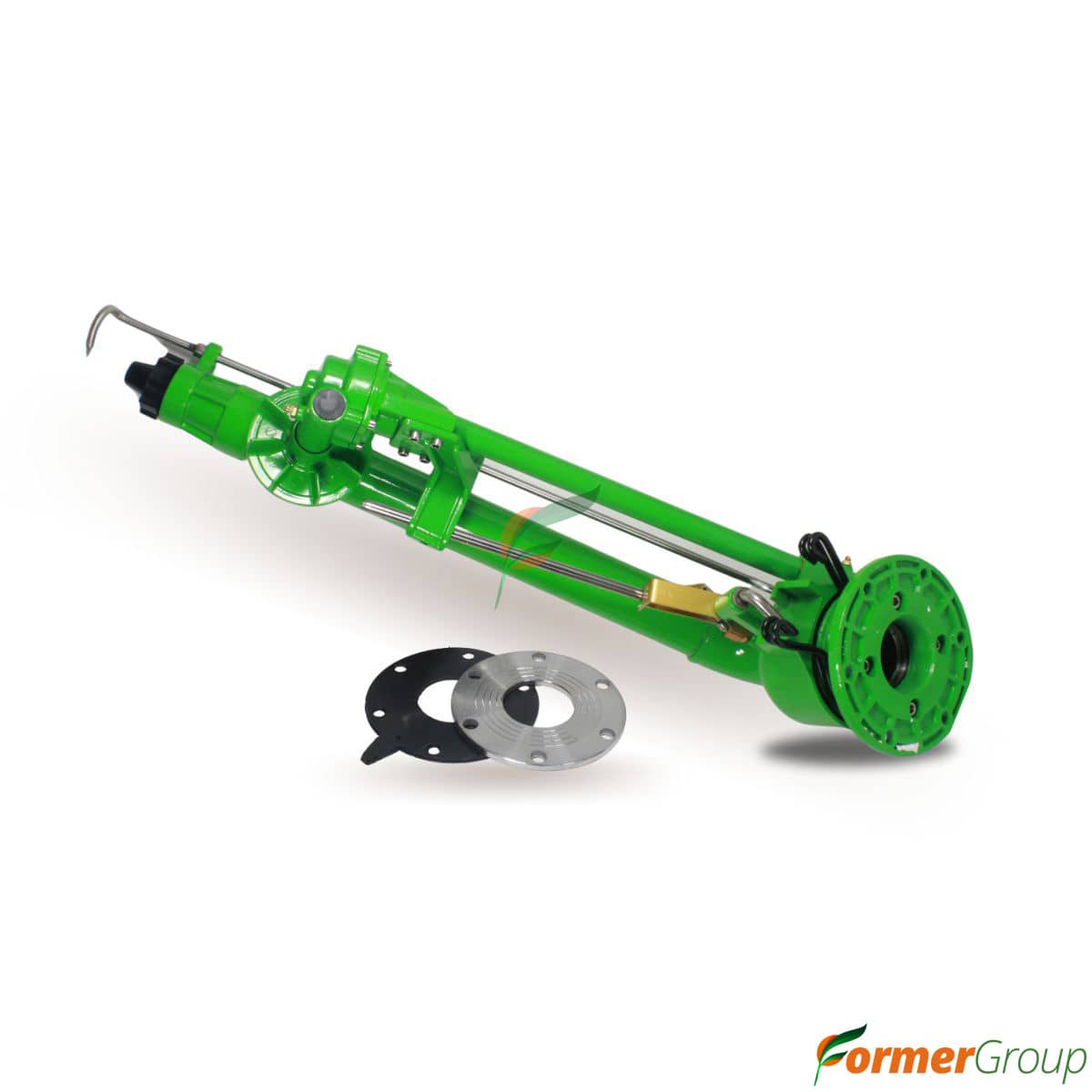 Aspersor cañón 2" agrícola 360° largo alcance | Riego