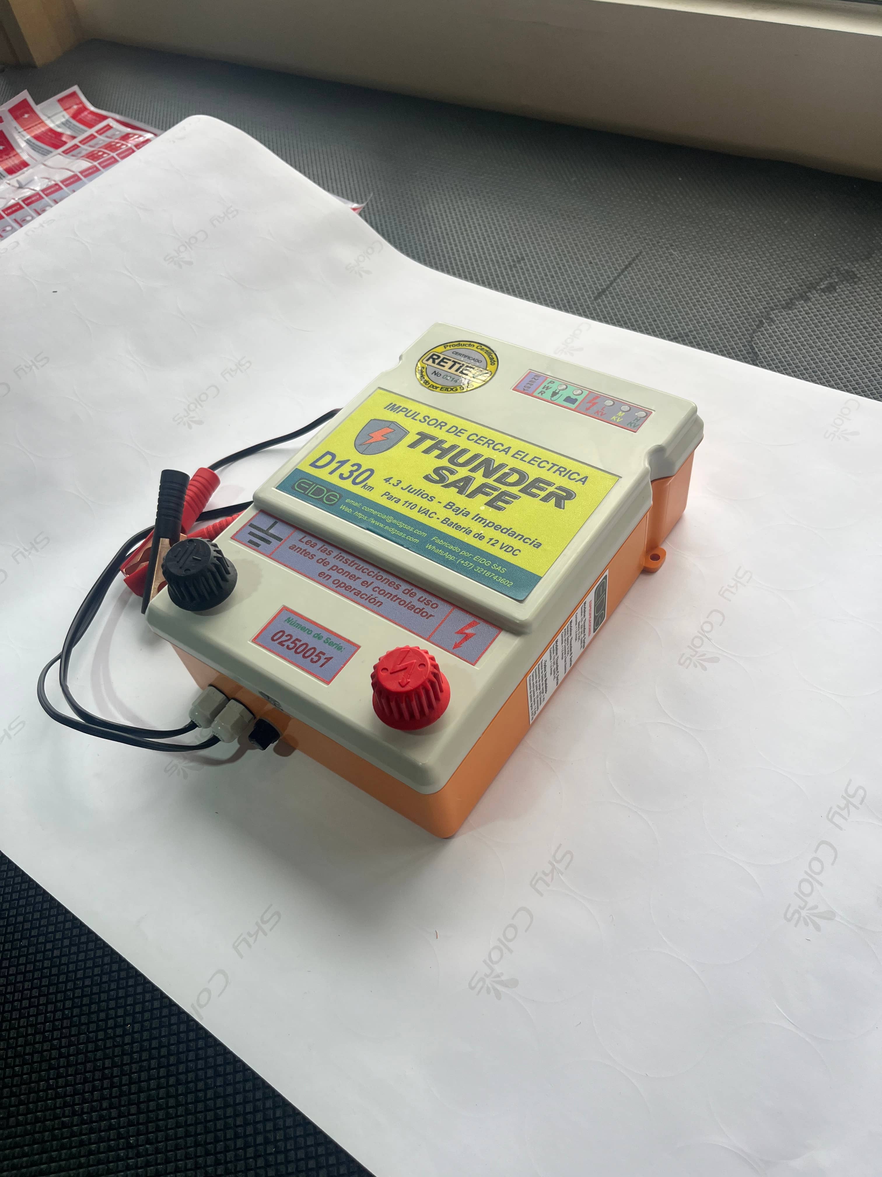 Impulsor de Cerca Eléctrica Thunder Safe D130KM