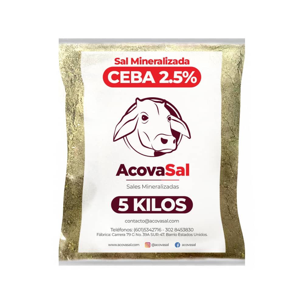 Sal Mineralizada Premium Ceba 2.5 % x 5 Kg