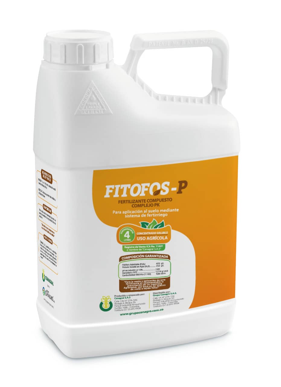 Fitofos-P 4 Lt - fosfito de potasio para floración y resistencia