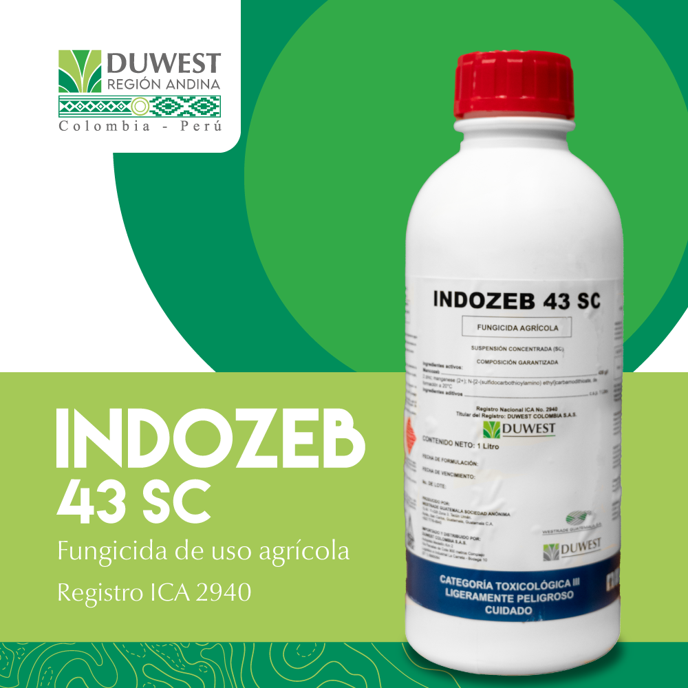 Fungicida Indozeb 43 SC x 1 Lt
