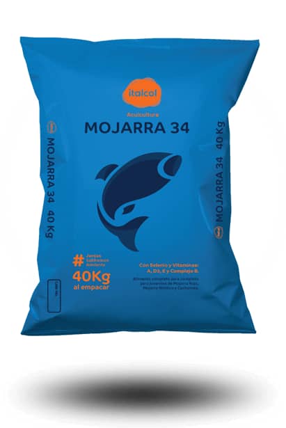Alimento Mojarra 34 x 40 Kg