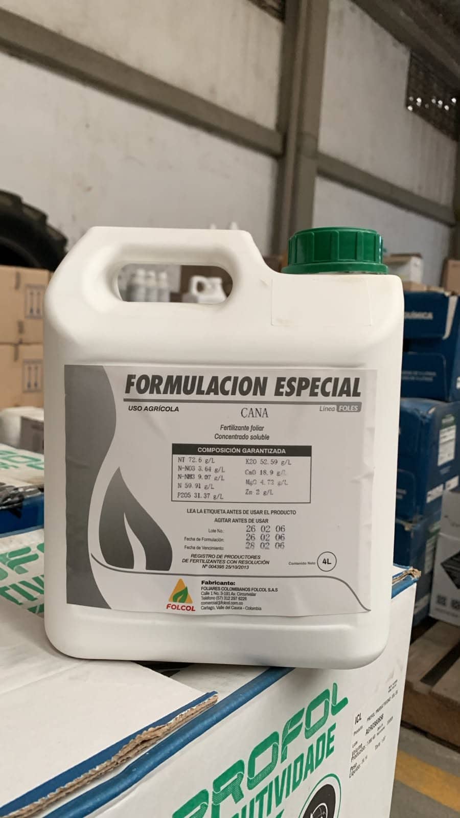 Folcana: activador fisiológico para caña de azúcar