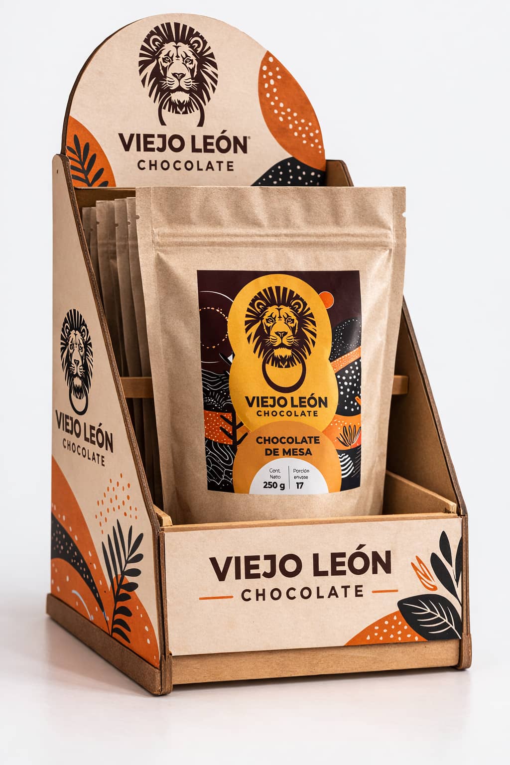 Chocolate de mesa 250g | 100% Cacao | Viejo León Chocolate