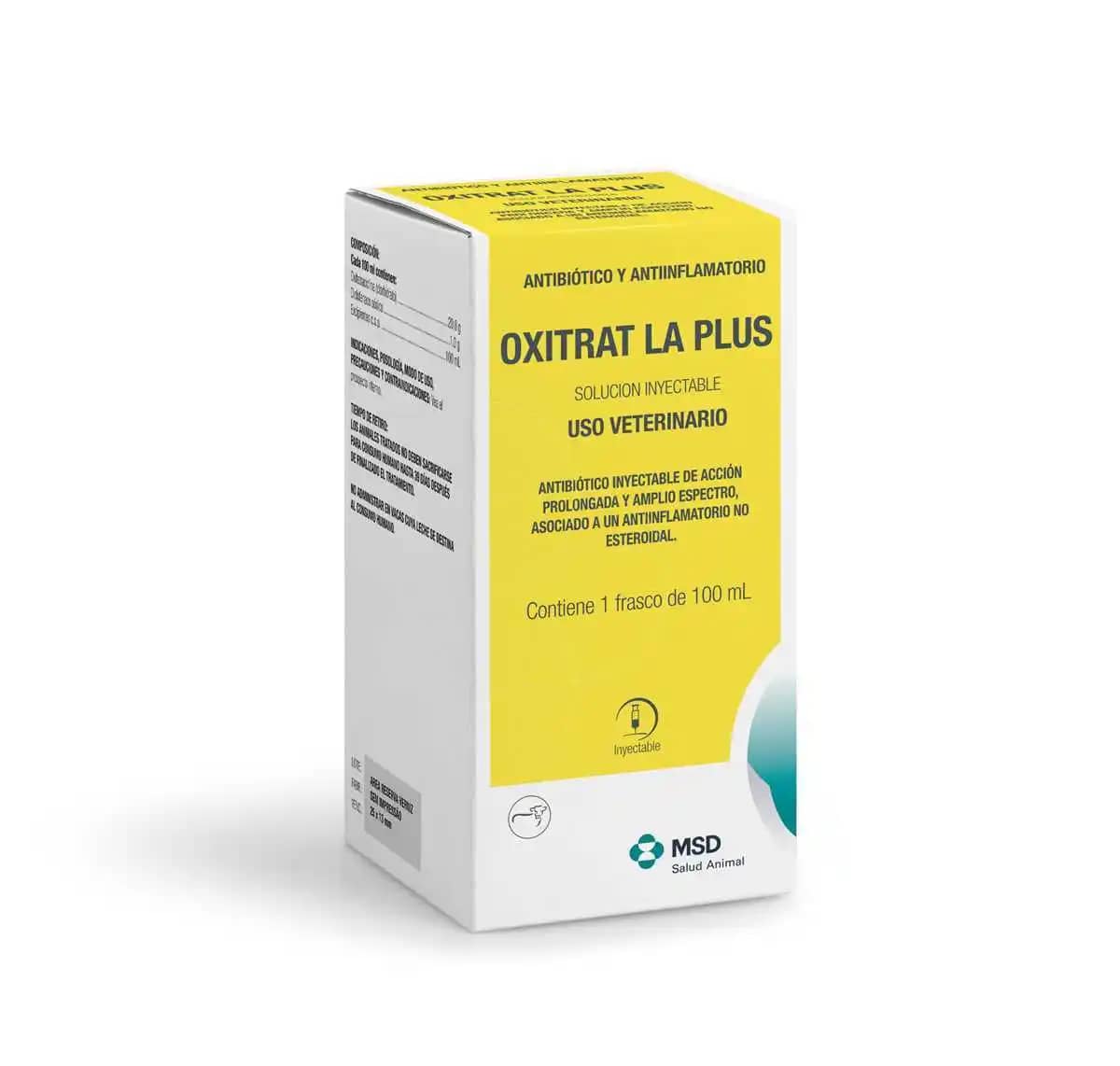 Antibiótico Oxitrat LA PLUS x 100 Ml