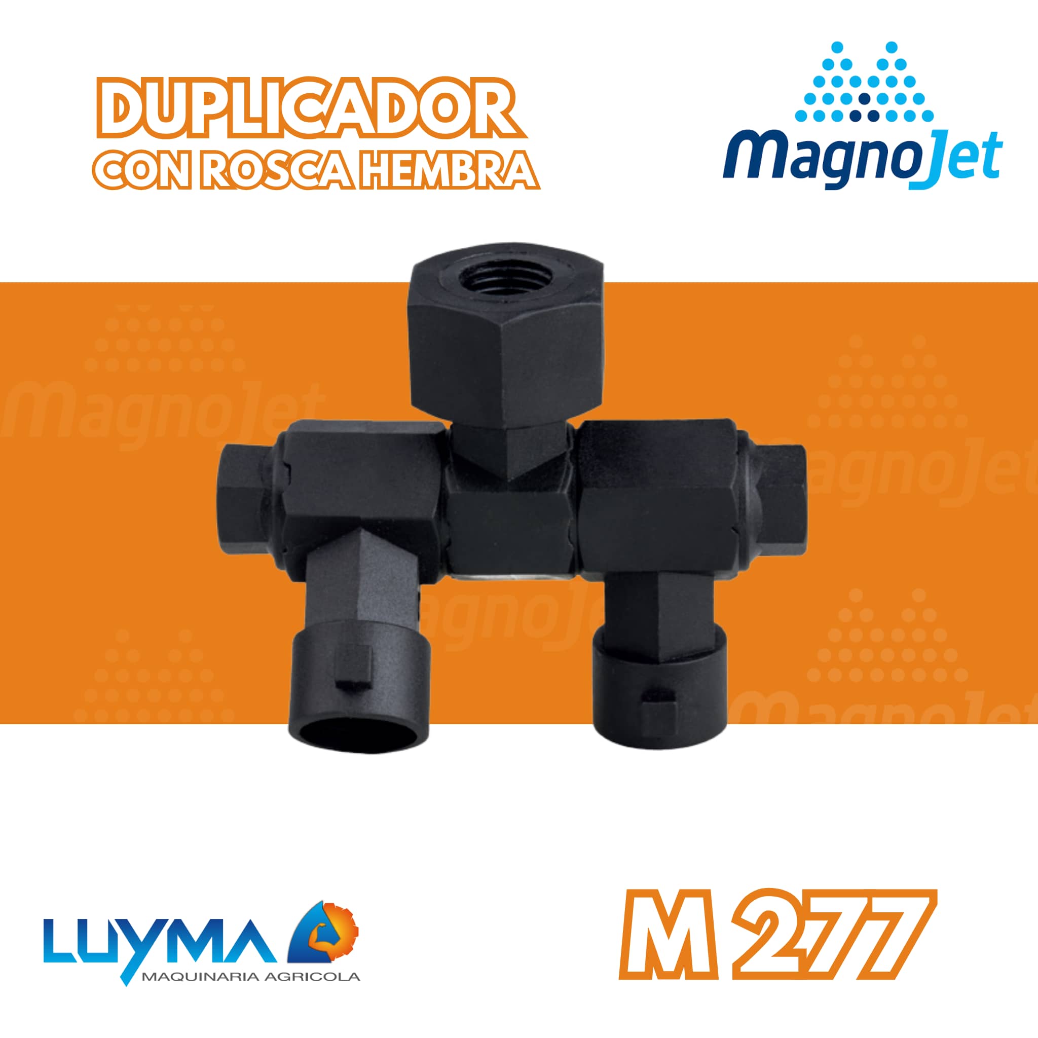Duplicador Magnojet M277 Conexión Rápida para Fumigadora