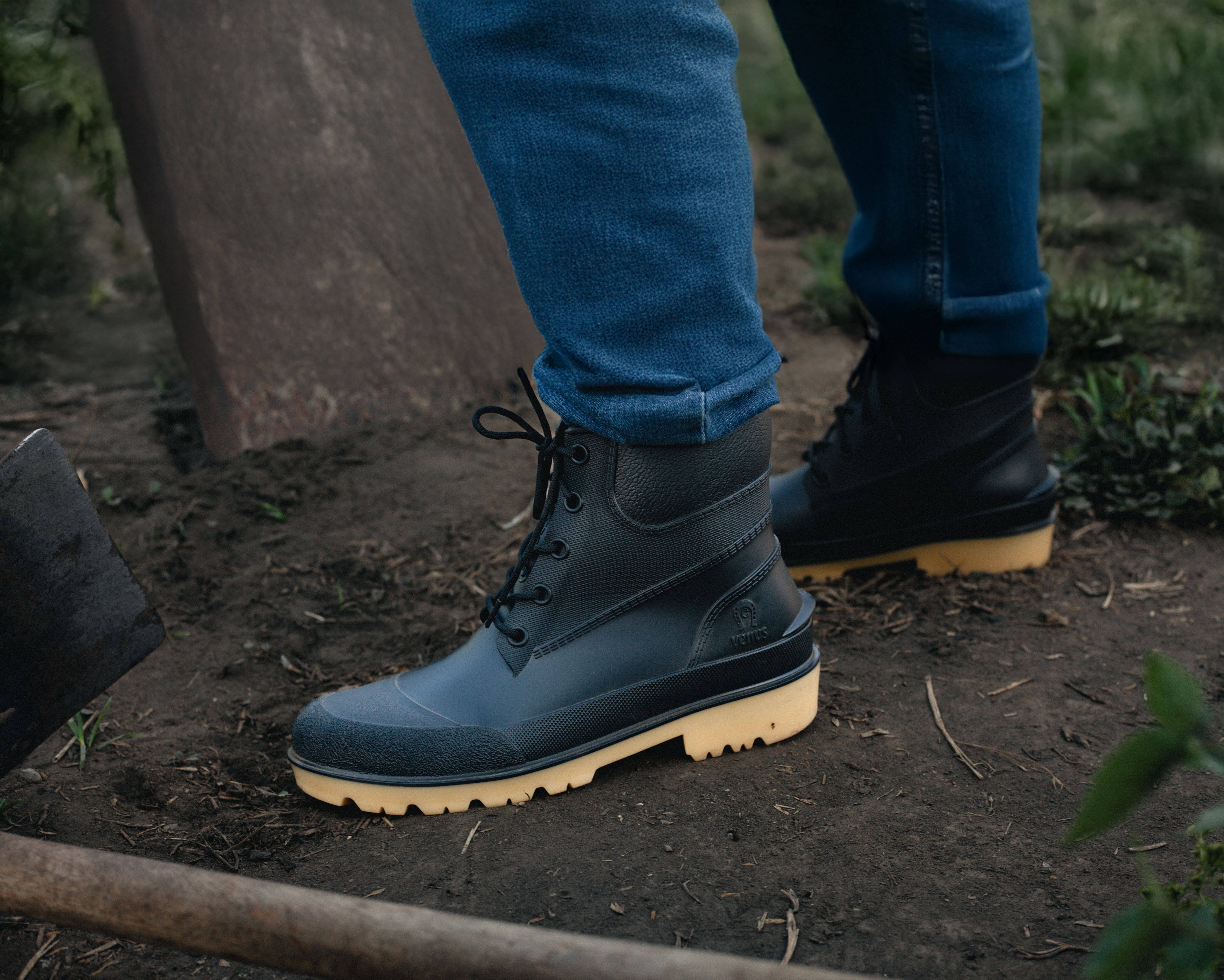 Botín Terramax Negro Amarillo Talla 37 - 43 | Para trabajo diario y campo