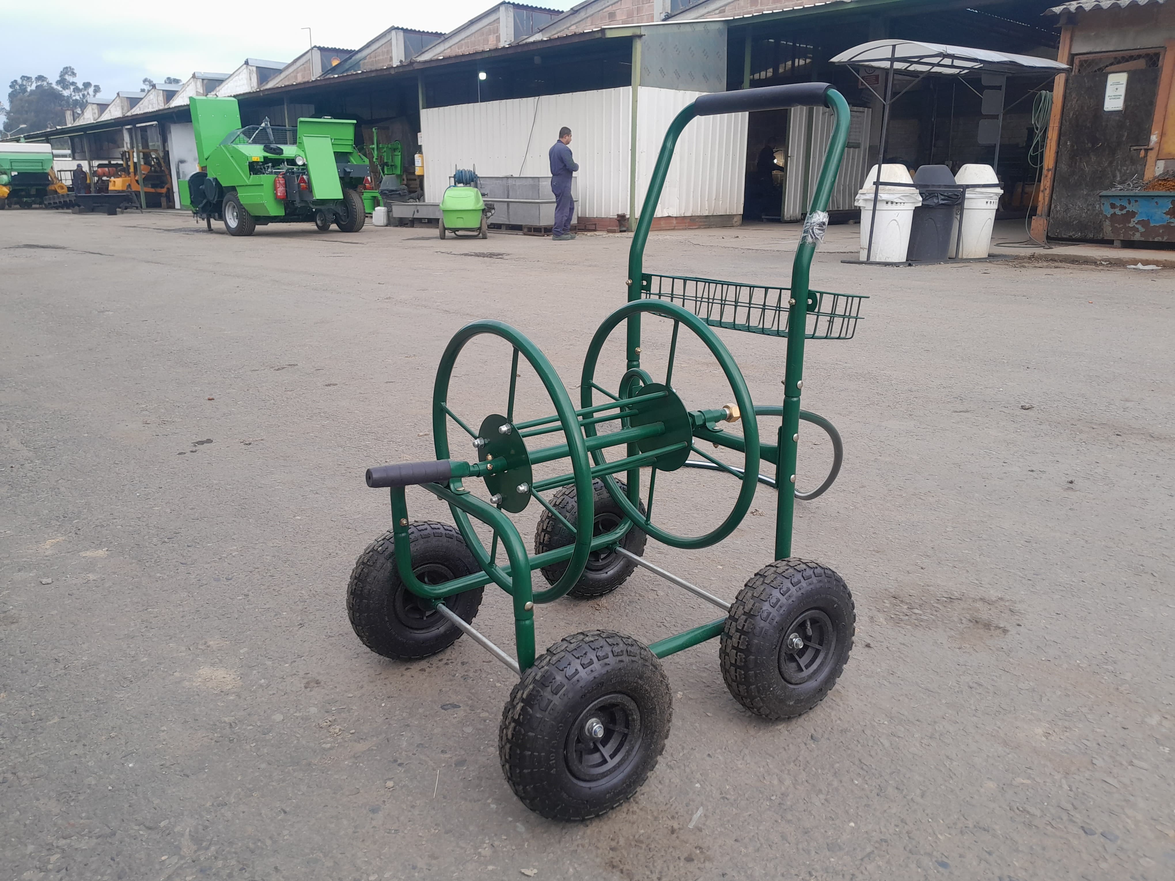 Carrete para Manguera de Jardín