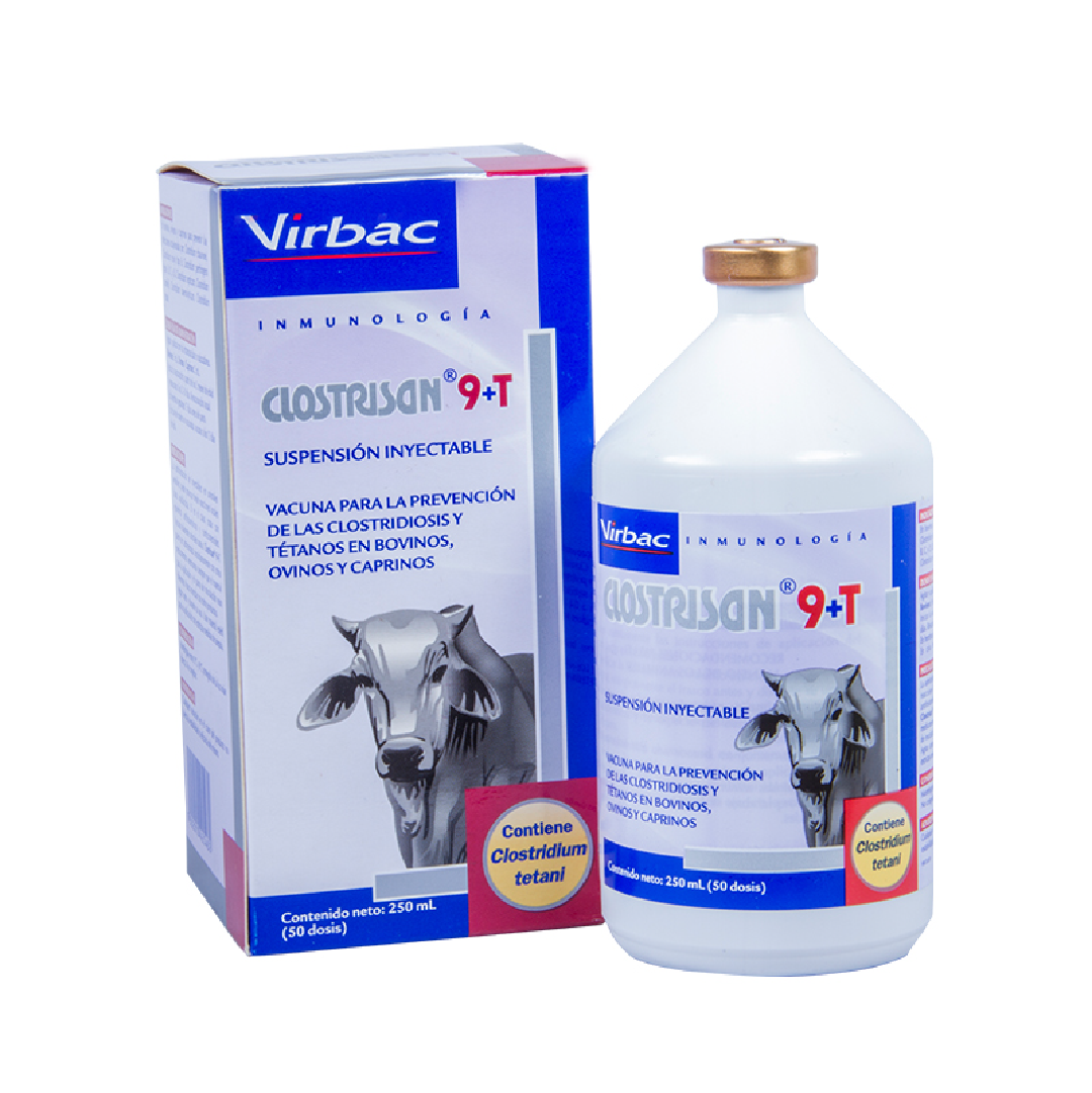 Vacuna Clostrisan 9+T x 250 Ml (50 dosis)