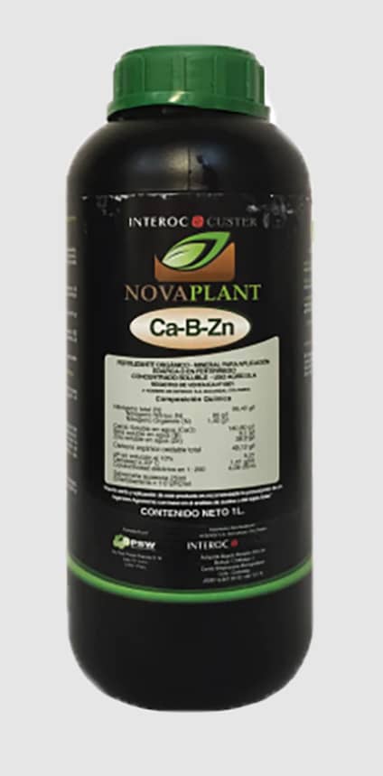 Fertilizante Novaplant Ca-B-Zn x 1 LT - Interoc