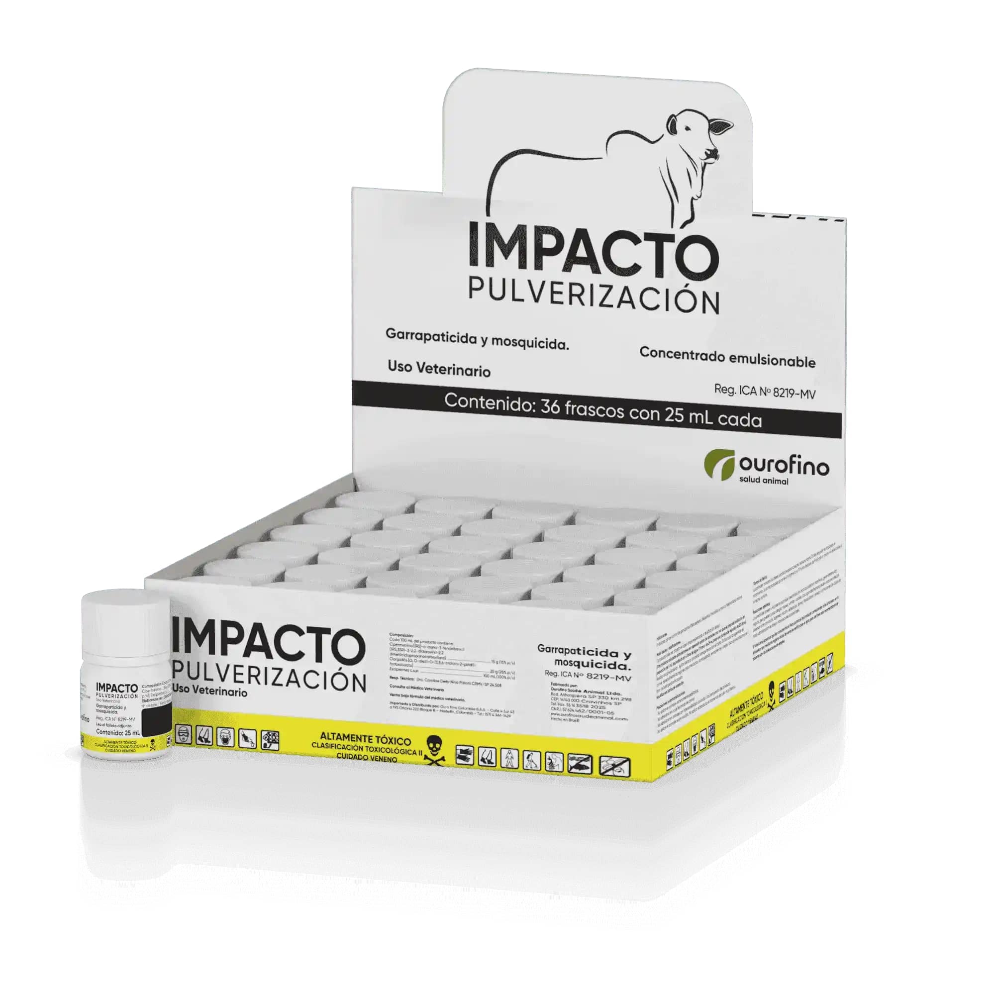 Garrapaticida Impacto Pulverización x 100 ml - Ourofino