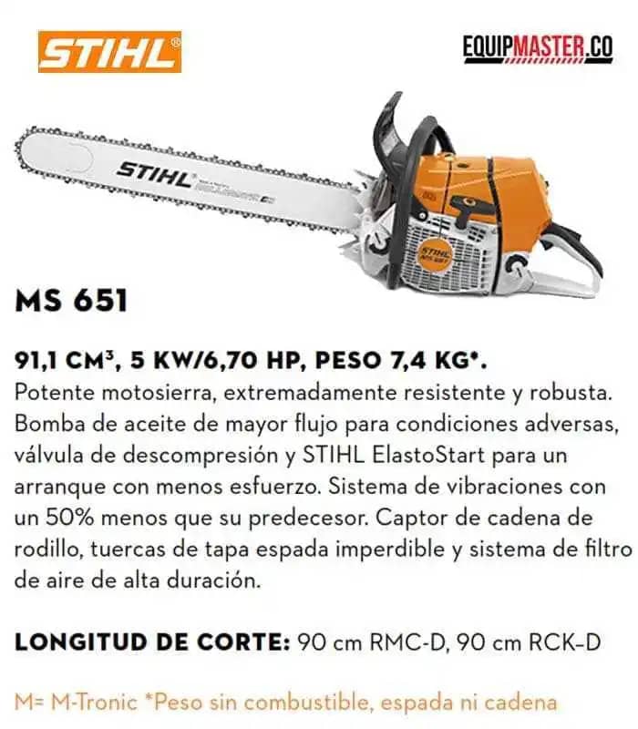 Motosierra Stihl MS-651
