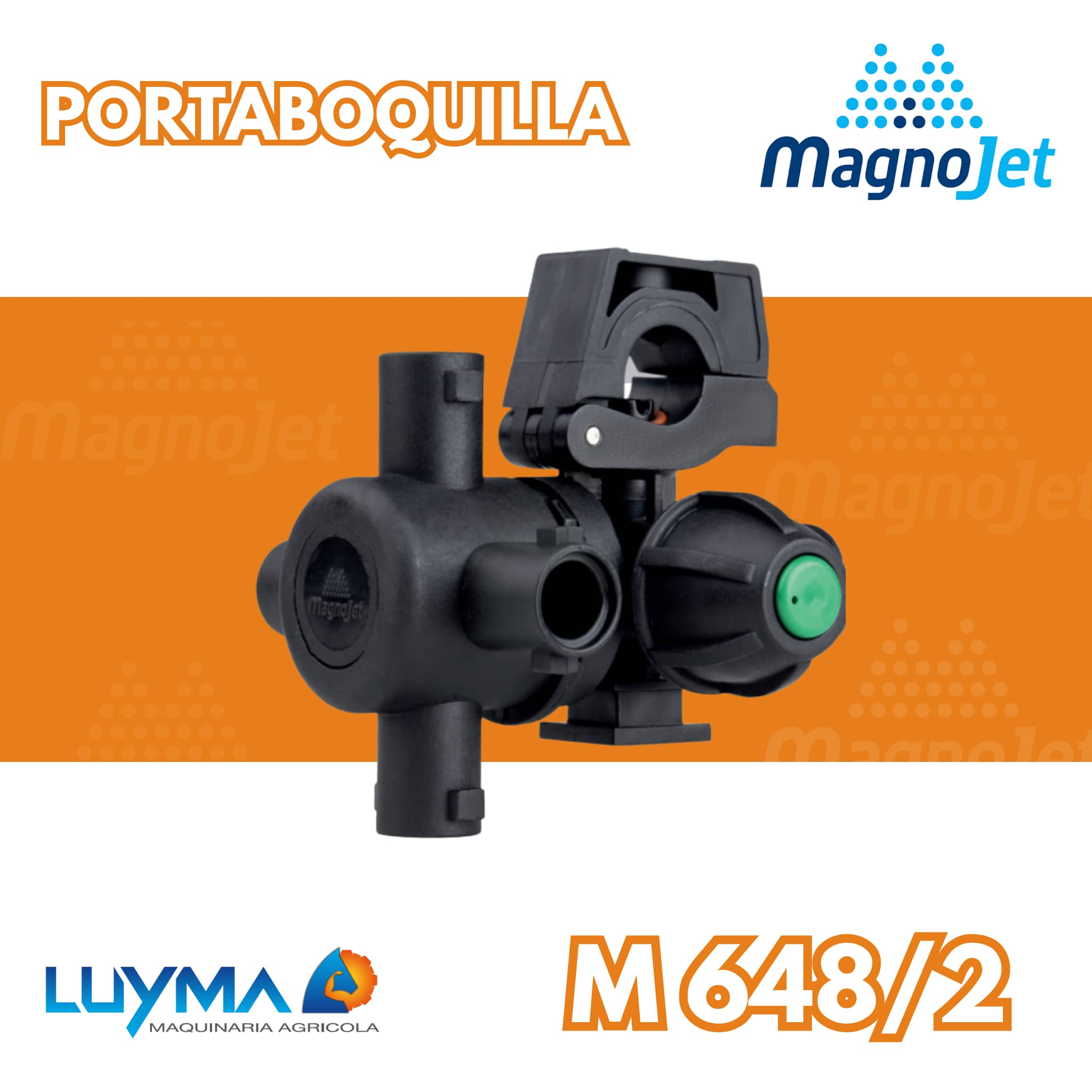 Portaboquilla Magnojet Quadrijet 25 mm Antigoteo
