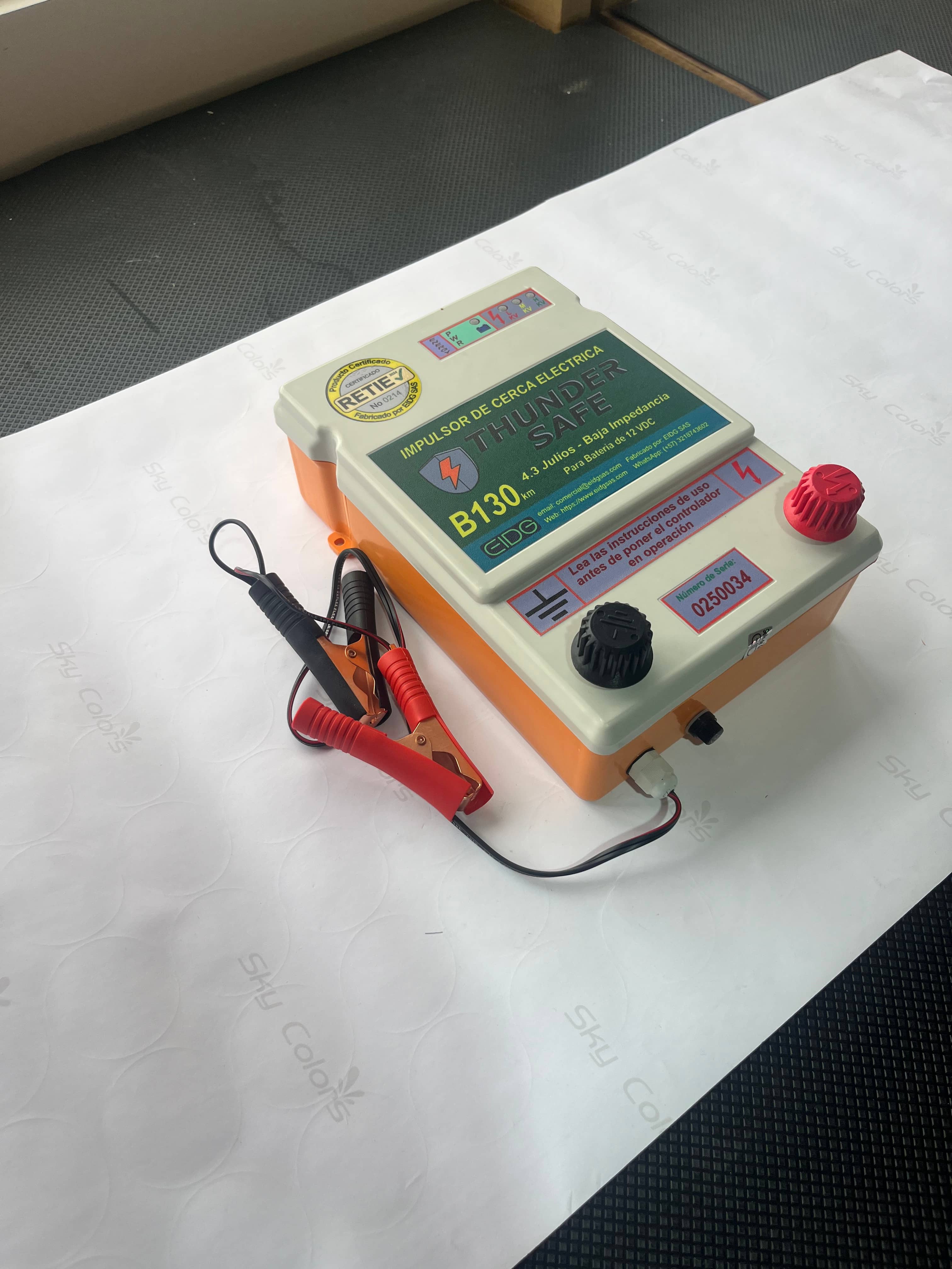 Impulsor de Cerca Eléctrica Thunder Safe B130