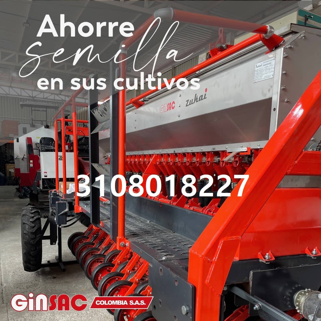 SEMBRADORA DE ARROZ