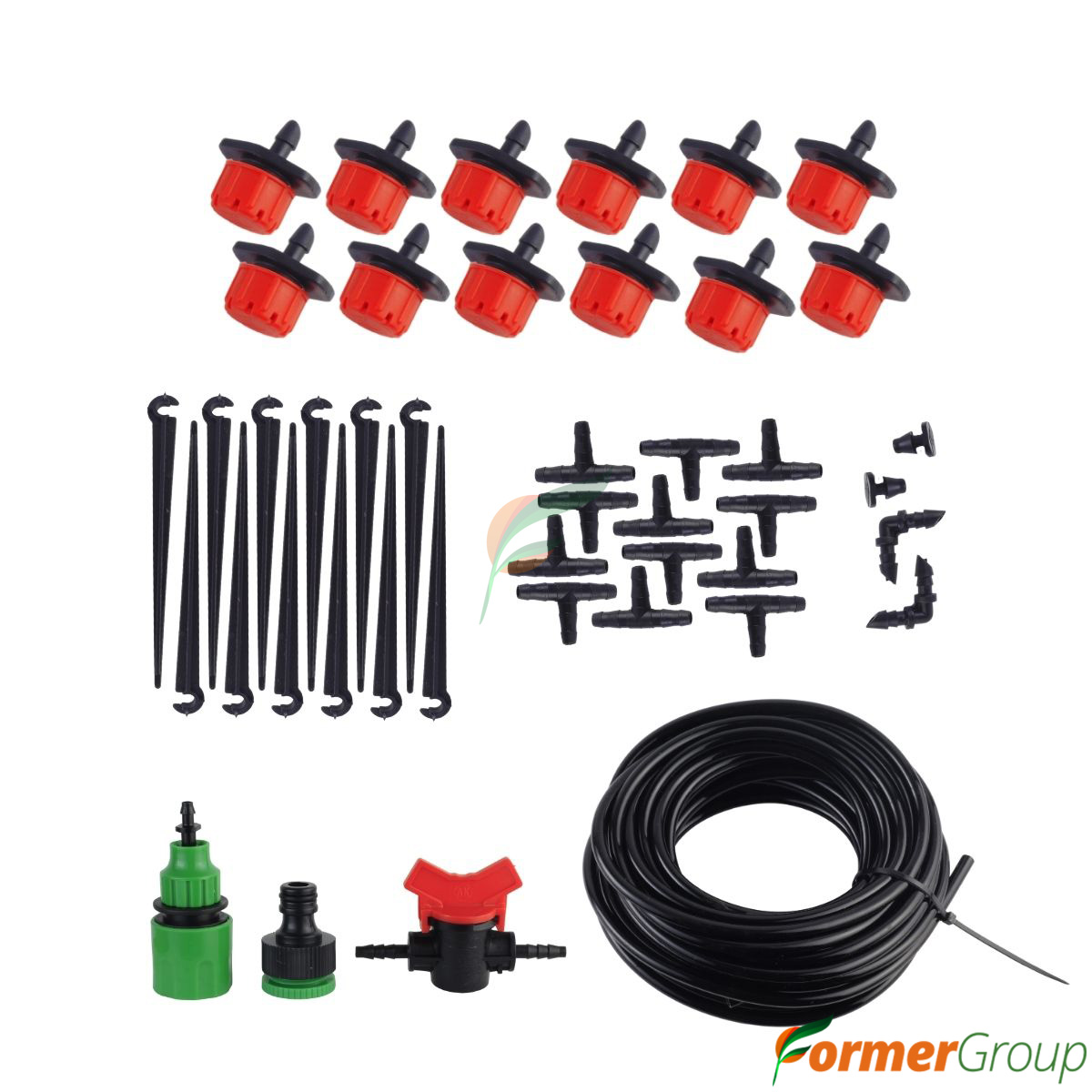 Kit para sistema de riego Goteo x 10 Mt